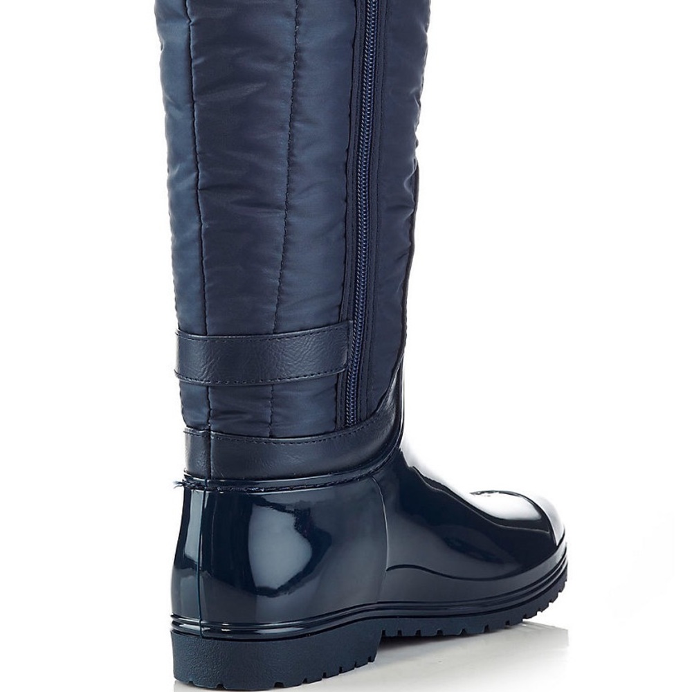 Henry Ferrera Navy Rain boots - Picture 2 of 6